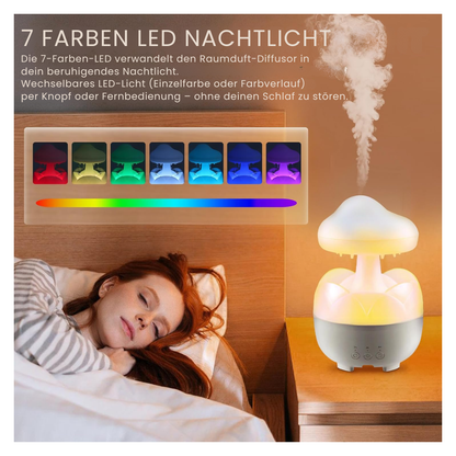 Regentropfen Luftbefeuchter Lampe mit Fernbedienung